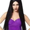 Spirit Halloween Long Black Witch Wig