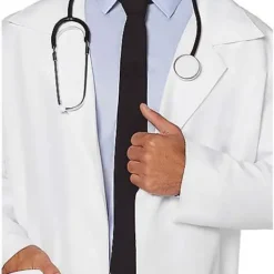 Spirit Halloween Adult Lab Coat Doctor Costume -Spirit Halloween Store 00182451 c