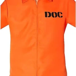 Spirit Halloween Adult Department Of Corrections Prisoner One Piece Costume -Spirit Halloween Store 00580803 c