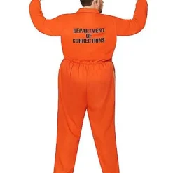 Spirit Halloween Adult Department Of Corrections Prisoner One Piece Costume -Spirit Halloween Store 00580803 f