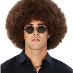 Spirit Halloween Brown Curly Wig
