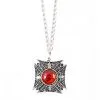 Spirit Halloween Classic Red Stone Necklace