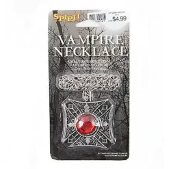 Spirit Halloween Classic Red Stone Necklace -Spirit Halloween Store 01066521 c