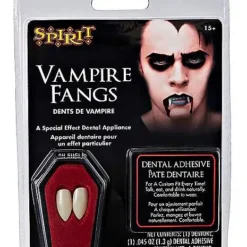 Spirit Halloween White Vampire Fangs -Spirit Halloween Store 01097559 c
