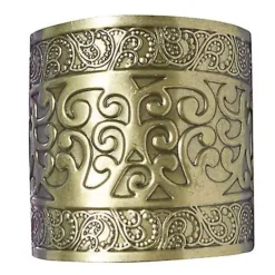 Spirit Halloween Brass Bangle Bracelet