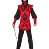 Spirit Halloween Kids Red Skull Ninja Costume