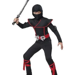 Spirit Halloween Kids Stealth Ninja Costume -Spirit Halloween Store 01133735 b