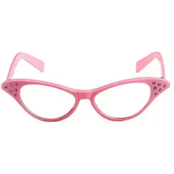 Spirit Halloween '50s Pink Rhinestone Glasses