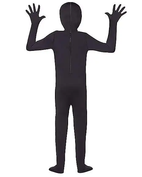 Spirit Halloween Kids Super Skins Black Skin Suit Costume 2 Spirit Halloween Kids Super Skins Black Skin Suit Costume - Image 2