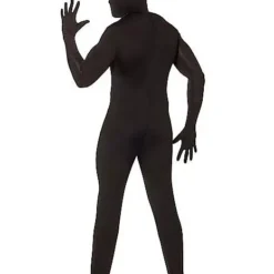 Spirit Halloween Adult Super Skins Black Zentai Skin Suit Costume -Spirit Halloween Store 01150358 b