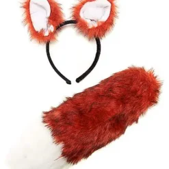 Spirit Halloween Faux Fur Fox Costume Kit -Spirit Halloween Store 01152339 c