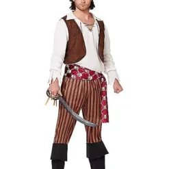 Spirit Halloween Adult Shipwreck Pirate Costume