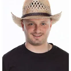 Spirit Halloween Western Seagrass Hat -Spirit Halloween Store 01199074 a