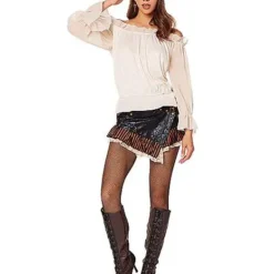 Spirit Halloween Adult White Peasant Top