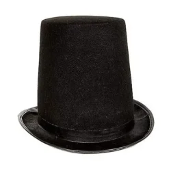 Spirit Halloween Tall Black Top Hat