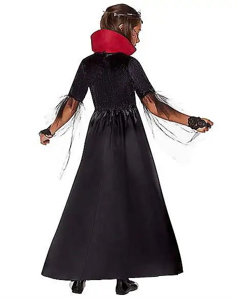 Spirit Halloween Kids Royal Vampiress Dress Costume 2 Spirit Halloween Kids Royal Vampiress Dress Costume - Image 2