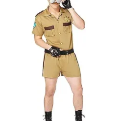 Spirit Halloween Adult Sergeant Short Pants Cop Costume