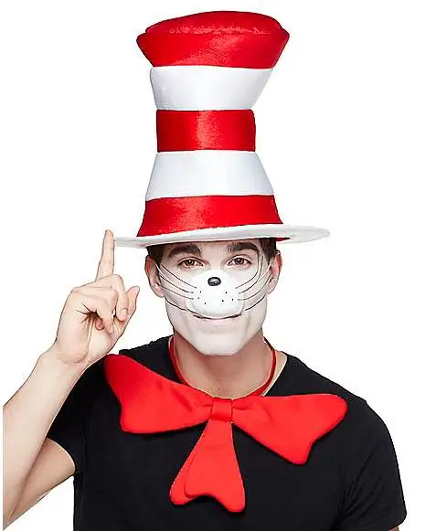 Spirit Halloween Cat In The Hat Top Hat Deluxe - Dr. Seuss 1 Spirit Halloween Cat In The Hat Top Hat Deluxe - Dr. Seuss