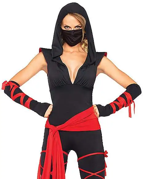 Spirit Halloween Adult Deadly Ninja Jumpsuit Costume 6 Spirit Halloween Adult Deadly Ninja Jumpsuit Costume - Image 6
