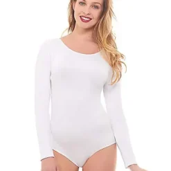 Spirit Halloween Long Sleeve White Bodysuit