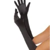 Spirit Halloween '20s Black Satin Gloves