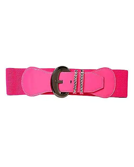 Spirit Halloween '80s Neon Pink Belt 2 Spirit Halloween '80s Neon Pink Belt - Image 2