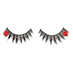 Spirit Halloween Day Of The Dead Rose Eyelashes