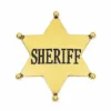 Spirit Halloween Western Sheriff Gold Badge