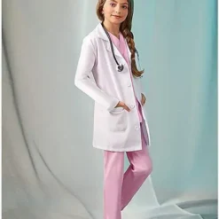 Spirit Halloween Kids Pink Doctor Costume
