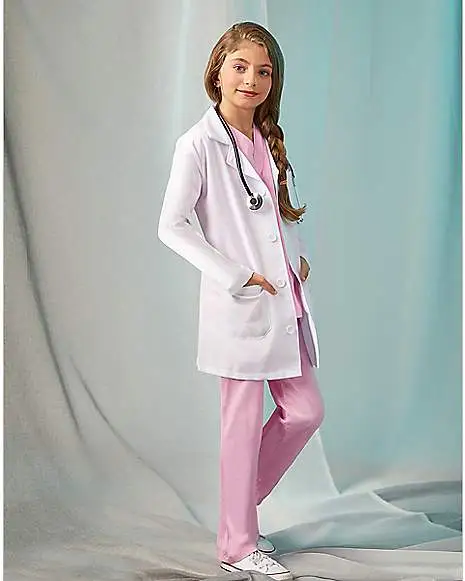 Spirit Halloween Kids Pink Doctor Costume 1 Spirit Halloween Kids Pink Doctor Costume