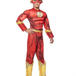 Spirit Halloween Kids Flash Costume Deluxe - DC Comics