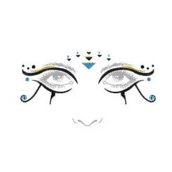 Spirit Halloween Egyptian Cleo Face Decal