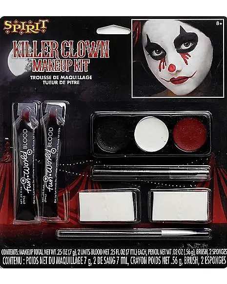 Spirit Halloween Killer Clown Makeup Kit 2 Spirit Halloween Killer Clown Makeup Kit - Image 2