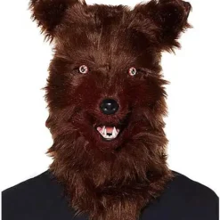Spirit Halloween Adult Moving Mouth Wolf Full Mask