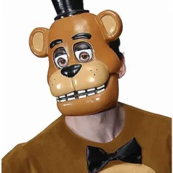 Spirit Halloween Freddy Fazbear Half Mask - Five Nights At Freddy's