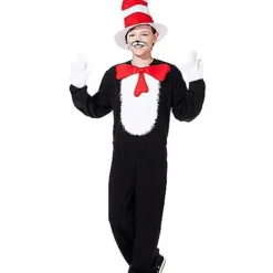 Spirit Halloween Kids Cat In The Hat Costume - Dr. Seuss -Spirit Halloween Store 01332584 f