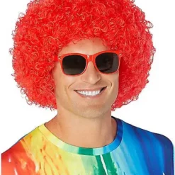 Spirit Halloween Red Curly Wig -Spirit Halloween Store 01340272 c