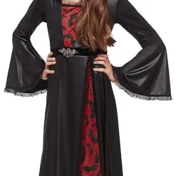 Spirit Halloween Kids Bat Vampiress Costume -Spirit Halloween Store 01345099 c