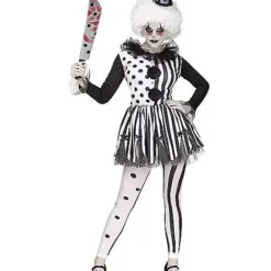 Spirit Halloween Adult Twisted Trickster Clown Costume