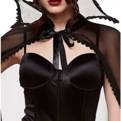 Spirit Halloween Adult Sheer Vampire Cape -Spirit Halloween Store 01346543 c
