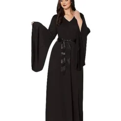 Spirit Halloween Adult Black Hooded Dress -Spirit Halloween Store 01346998 c