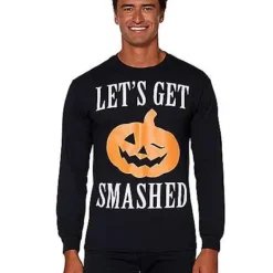 Spirit Halloween Let's Get Smashed Long Sleeve T Shirt 8 Spirit Halloween Let's Get Smashed Long Sleeve T Shirt -Spirit Halloween Store 01353580 a