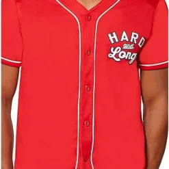 Spirit Halloween Hard And Long Baseball T-Shirt -Spirit Halloween Store 01356815 c