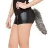 Spirit Halloween Grey Faux Fur Wolf Tail