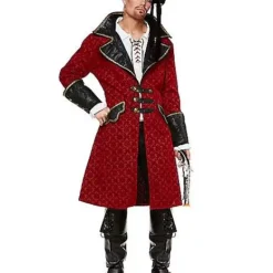 Spirit Halloween Red Pirate Jacket