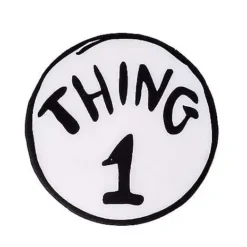 Spirit Halloween Adult Thing 1 And Thing 2 Romper Costume - Dr. Seuss -Spirit Halloween Store 01360056 b