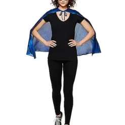 Spirit Halloween Blue Metallic Cape