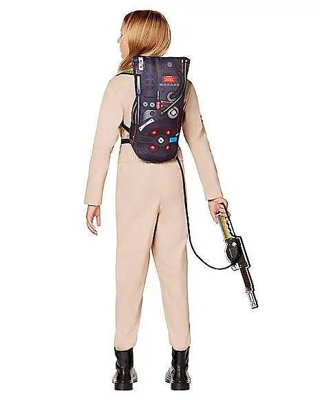 Spirit Halloween Kids Ghostbusters Girls One Piece Costume With Proton Pack - Ghostbust 2 Spirit Halloween Kids Ghostbusters Girls One Piece Costume With Proton Pack - Ghostbust - Image 2