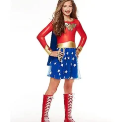 Spirit Halloween Kids Wonder Woman Dress Costume - DC Comics