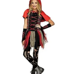 Spirit Halloween Kids Little Red Wolf Dress Costume